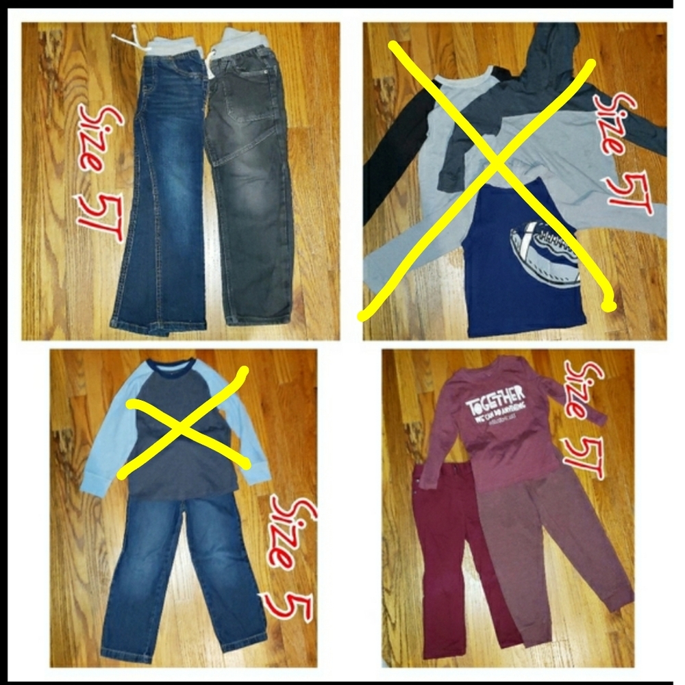 Lot of boys size 5, 5T clothes